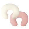 Owlowla Muslin Nursing Pillow Cover,2Pack Soft Cotton Nursing Cover Set Fits Breastfeeding Pillow for Baby Boy Girl(Cream&Blush) view 1