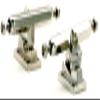 RACOFSB A2 Pro Fingerboard Trucks 36mm 34mm 32mm for Professional Finger Skateboard (34mm Chrome) view 1