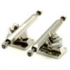 RACOFSB A2 Pro Fingerboard Trucks 36mm 34mm 32mm for Professional Finger Skateboard (34mm Chrome) view 2