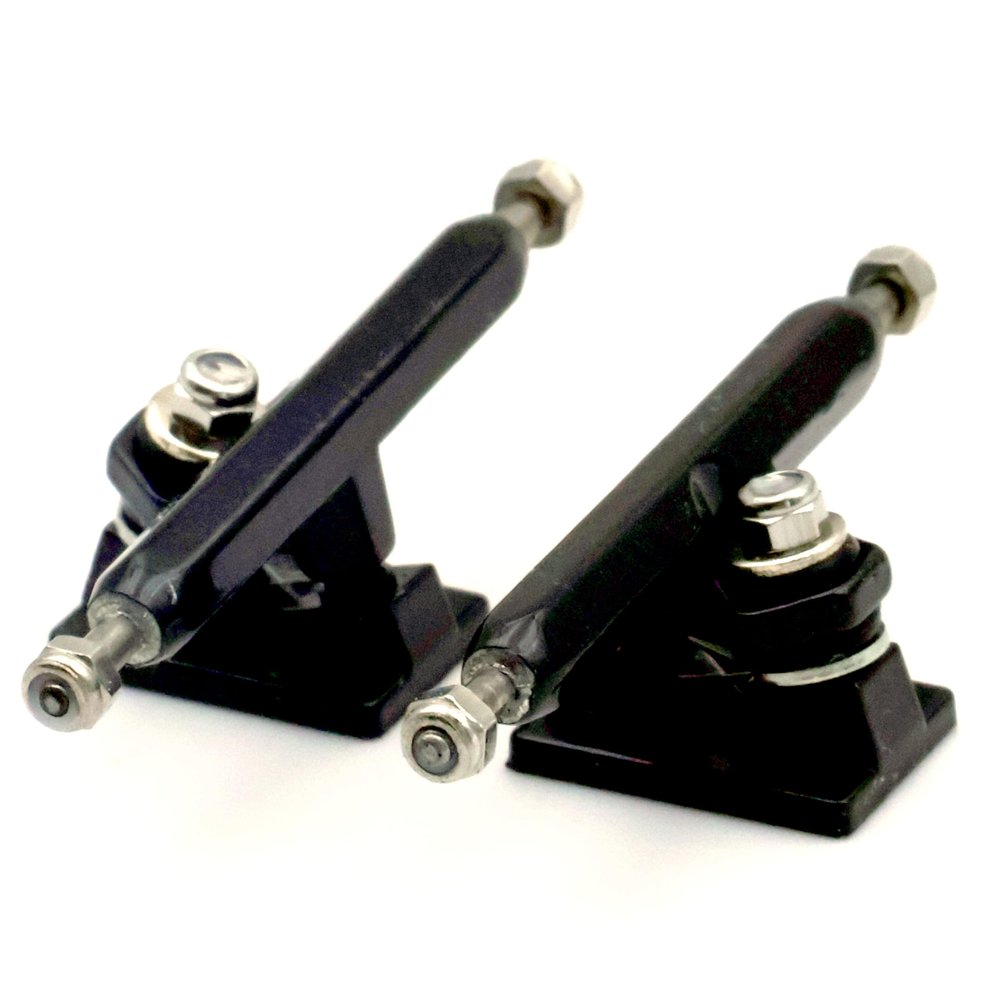 RACOFSB A2 Pro Fingerboard Trucks 36mm 34mm 32mm for Professional Finger Skateboard (34mm Black)