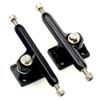 RACOFSB A2 Pro Fingerboard Trucks 36mm 34mm 32mm for Professional Finger Skateboard (34mm Black) view 2