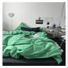 ADovz Solid Color Green Duvet Cover Simple Style Skin Friendly Duvet Cover Quality Home Textiles Bedding Duvet,Bed Sheets view 3