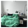 ADovz Solid Color Green Duvet Cover Simple Style Skin Friendly Duvet Cover Quality Home Textiles Bedding Duvet,Bed Sheets view 4