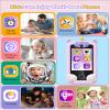 Kikapabi Kids Toy Smartphone, Unicorn Gifts and Toys for Girls Boys Ages 3-8 Years Old, Fake Play Toy Phone with Music Player Dual Camera Puzzle Games Touchscreen, Birthday, Kids Trip Activity view 4