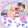 24 Pack Unicorn Slime Party Favors for Kids Slime Cup Bulk DIY Stress Relief Putty Toy Stretchy Non-Sticky Christmas Easter Birthday Goodie Bag Stuffer Classroom Reward for Girls Boys view 4