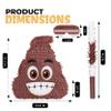 Birchio Poop Pinatas Bundle with a Blindfold and a Bat(15.7 x 13.4 x 5 Inches), Birthday Parties for Boys, Decoration for Theme Parties view 2