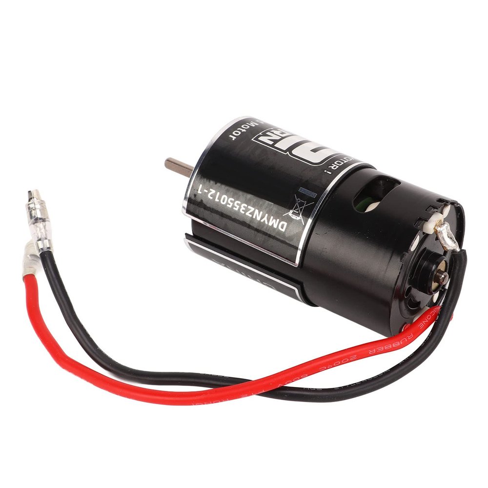 ZASCHMOY RC Brushed Motor 12T 550 High Speed Motor for 1/10 Scale RC Cars - Compatible with NiMH and LiPo Batteries