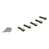 DingMotuo 5pcs 2mm 3mm Pull Rod End Ball Head M2/M3 Shaft Hole Connection Joint Plastic Buckle with Metal Gasket for RC Model Accessories (Size : M2 with Gasket) view 1
