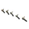 DingMotuo 5pcs 2mm 3mm Pull Rod End Ball Head M2/M3 Shaft Hole Connection Joint Plastic Buckle with Metal Gasket for RC Model Accessories (Size : M2 with Gasket) view 4