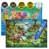 Bilingual Interactive for Kids Talking USA Map Dinosaur Poster for Kids Learning and Educational Toys,Talking Educational Dinosaur Toy for Ages 3 to 12 Years Old,Learning Chart for Preschool/Gift view 1