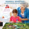 Interactive Dinosaur Toys Learning Poster, Dinosaur Talking Poster, Bilingual Dinosaur Talking Educational Children Toy with Sound Effects, Dinosaur Toys for Ages 3-12, Best Dinosaur Party Gift view 2