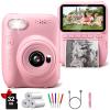 Instant Print Camera for Kids, 3.0" HD 32MP Kids Camera 1080P with 3 Rolls of Printer Paper, Birthday Gifts Toy for 3-12 Year Old Girls Boys with 32GB SD Card-Pink view 1