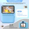 Kids Camera Instant Print, 3.0" HD 32MP Birthday Gifts for 3-12 Year Old Girls Boys, 1080P Digital Camera for Toddler Children, Portable Toy with 32GB SD Card-Blue view 2