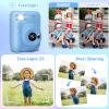 Kids Camera Instant Print, 3.0" HD 32MP Birthday Gifts for 3-12 Year Old Girls Boys, 1080P Digital Camera for Toddler Children, Portable Toy with 32GB SD Card-Blue view 4
