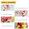 Oracra Dragon Poi 8m Red Dragon Dance Juggling Sets, Flowy Fitness Ribbon Streamer, Outdoor Practice Kite Performance Props for Plum Piles, Square Shaking Poi (Color : Style2) view 4