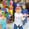 Building Blocks 6th Birthday Party Decorations Number 6 Pinata with Pinata Stick & Blindfold for Kids Girls Boys Happy Birthday Building Block Theme Party Supplies Carnival Games view 4