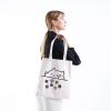 TSOTMO Cat Throwing Dice DnD Dungeon Master Bag of Holding Zipper Pouch Gamer Dice Bag (WT-Dragons Card tote), Beige view 4