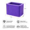 2 Pack Silicone Seat Belt Buckle Holder, Seat Belt Buckle Booster for Kids, Durable Silicone Material, Easy Access to The Buckles of Rear Seats, Car Accessories, Suitable for Most Car Models (Purple) view 2