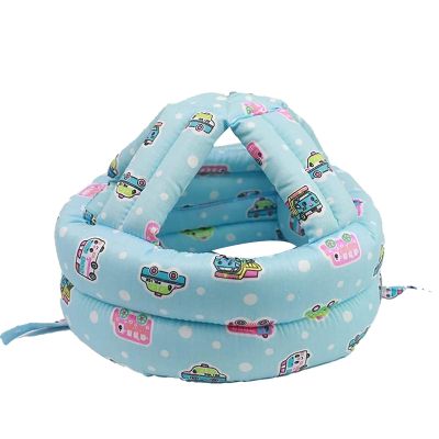 Baby Safety Helmet Infant Protective Hat Toddler Protector Cap Walking Harness Cotton Soft Helmet for Learning to Climb and Walk (D)