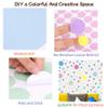 1240Pcs Polka Dot Wall Decals Pastel Wall Decal Peel and Stick Kids Decals Removable Round Circle Rainbow Stickers for Playroom Nursery Classroom Bedroom Decor(Pastel) view 3