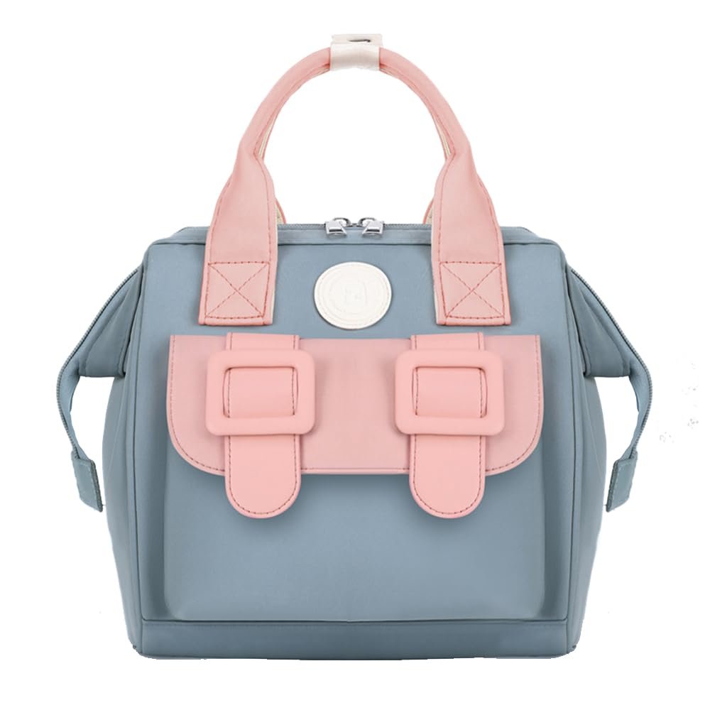 Alipher Diaper Bag Stylish Nappy Bag Waterproof Diaper Tote Travel Mommy Bag For Mom and Dad (pink)