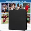 60 Pockets Graded Card Binder, Toploading PSA Slab Holder Album, PU Leather Graded Card Storage Binder, Premium 6 Pocket PSA Card Binder Album with Sleeves (Black) view 4