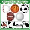 100 Pcs Sports Birthday Party Decorations Sports Themed Plates and Napkins Basketball Football Soccer Baseball Rugby Disposable Dessert Tableware Set for Boy Birthday Party Supplies Favors view 4