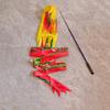 3D Flinging Dragon Dance Poi for Kids, Outdoor Exercise Cylinder-Shaped Dragon Ribbon Streamer with Fiberglass Wand Flowy Toy Set (Red Dragon, 9.8 FT(3 Meters)) view 1
