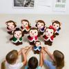 5 Little Monkeys Finger Puppets for Kids, 7 Pack Plush Finger Puppets Toy, Storytelling Theater Role Play, Bedtime Story for Toddlers view 4