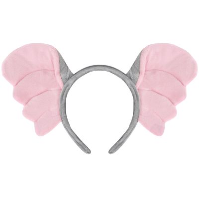 Aunifun Plush Animal Ears Headband Horns Hairband,Halloween Christmas Festival Theme Party Accessory Animal Cosplay Costume Headband (Big Elephant)
