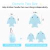 Blublu Park 2Pcs Sand Remover for Beach Kids and Adults, Baby Powder Sand Removal Bag, Baby Beach Essentials for Vacation,Skin-Friendly, Beaches Accessories, Must Haves, Gifts for Family (Dolphins) view 2