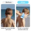 Blublu Park 2Pcs Sand Remover for Beach Kids and Adults, Baby Powder Sand Removal Bag, Baby Beach Essentials for Vacation,Skin-Friendly, Beaches Accessories, Must Haves, Gifts for Family (Dolphins) view 3