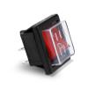 PGMTDEFXJO KCD4 1PCS Rocker Switch Power Switch+Transparent Waterproof Soft Sealing Cap ON-Off 4 Pin 16A 250VAC/20A 125VAC view 3