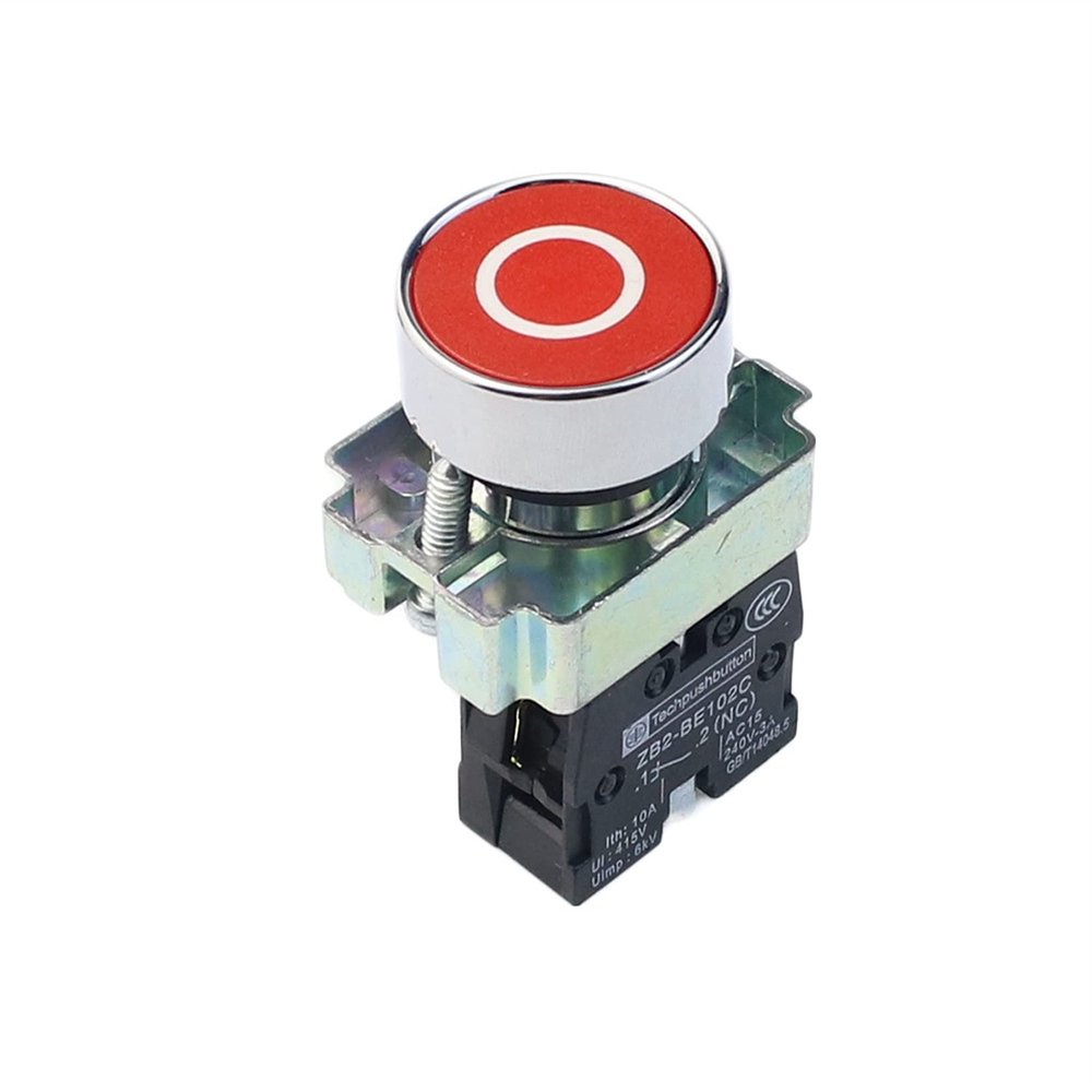 PGMTDEFXJO 22mm Start Stop Button with The Arrow Symbol XB2 Flat Touch Switch Button,Self Reset Button Switch dot Switch (Color : Xb2-ba4322) (Color : Xb2-ba4322)