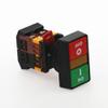 PGMTDEFXJO PPBB-30N Start-Stop Double Pushbuttons Switch with LED Lamp (Size : 12V) (Size : 380V) view 2