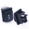 PGMTDEFXJO 2pcs Waterproof Latching Rocker Switch 6 PIN ON/Off/ON 3 Position Black 250V/16A 125V/20A Switchs view 3
