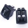 PGMTDEFXJO 2pcs Waterproof Latching Rocker Switch 6 PIN ON/Off/ON 3 Position Black 250V/16A 125V/20A Switchs view 4