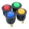 PGMTDEFXJO KCD1 Round Red,Yellow and Blue Green 3Pin SPDT ON/Off Rocker Power Switch AC 125V/10A 250V/6A with Light (Color : Red, Size : 220V) (Color : Yellow, Size : 12V) view 2