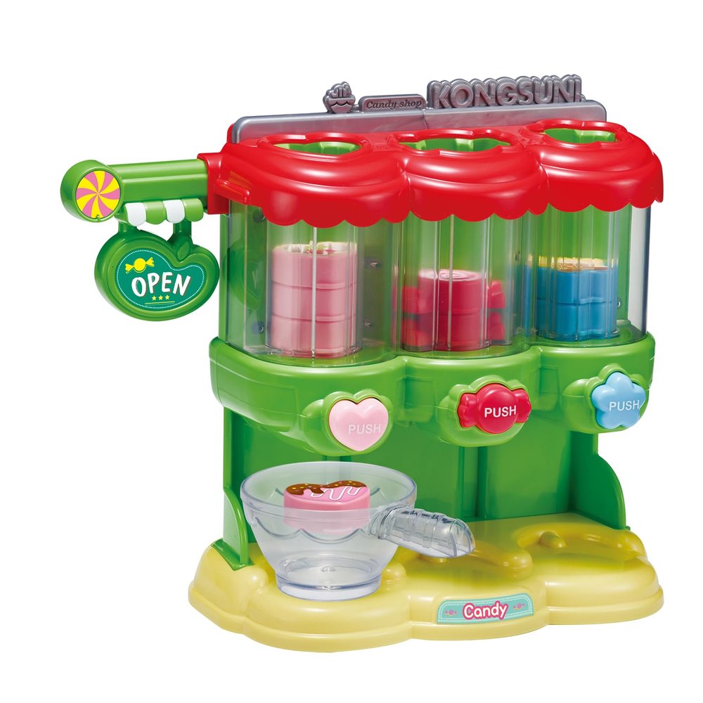 KONGSUNI Series, Sweet Shop, English Package, Youngtoys playset Bath Restaurant Shower Teeth Veggie Cake Bakery ice Cream Nurse Cooking