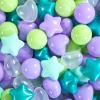 Star Ball Pit Balls for Toddlers -200pcs Ocean Balls Phthalate Free BPA Free Non-Toxic Crush Proof Play Balls Play Tent Pool Playhouse Party Indoor Outdoor(Mint Lavender) view 1