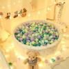 Star Ball Pit Balls for Toddlers -200pcs Ocean Balls Phthalate Free BPA Free Non-Toxic Crush Proof Play Balls Play Tent Pool Playhouse Party Indoor Outdoor(Mint Lavender) view 3