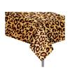littkeef cliaet 3 Pcs Leopard Print Tablecloth Leopard Print Tablecloth Disposable Table Cover for Kitchen Home Decor, 54x87In view 1