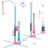 Surelect 3-in-1 T Ball Set for Kids, Adjustable Height Hanging Baseball Batting Tee Set with 2 Bats, Teeball Hitting Stand, Ball Launcher for Toddlers, Sport Toys Outdoor/Indoor for Boys Girls view 1