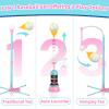 Surelect 3-in-1 T Ball Set for Kids, Adjustable Height Hanging Baseball Batting Tee Set with 2 Bats, Teeball Hitting Stand, Ball Launcher for Toddlers, Sport Toys Outdoor/Indoor for Boys Girls view 3