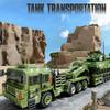 FULHOLPE 99A Tank Transporter Building Blocks Set, MOC Military Tank Model Bricks Construction Toy Compatible with Major Brands - 2784 Pieces view 4