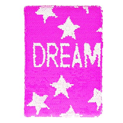 Geesinimo A5 Scrapbook Journal Fashionable Sequin Diary for Junk Journaling & Daily Logging - Budget Planner, Organizer, Gifts for School, College & Travel - Aesthetic Health Challenge