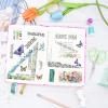 Geesinimo A5 Scrapbook Journal Fashionable Sequin Diary for Junk Journaling & Daily Logging - Budget Planner, Organizer, Gifts for School, College & Travel - Aesthetic Health Challenge view 4