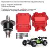 Pilipane RC Red Metal Differential Kit for WLtoys 144001 1/14 Remote Control Car, Red Gear Box for RC Car, RC Metal Differential Kit view 3