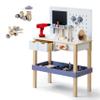 Wooden Kids Tool Bench with Electric Drill, Toddler Tool Bench with Storage Drawers and Platform, Toy Workbench Workshop with Play Tools Set for Boys and Girls, Perfect for Ages 3+ view 1