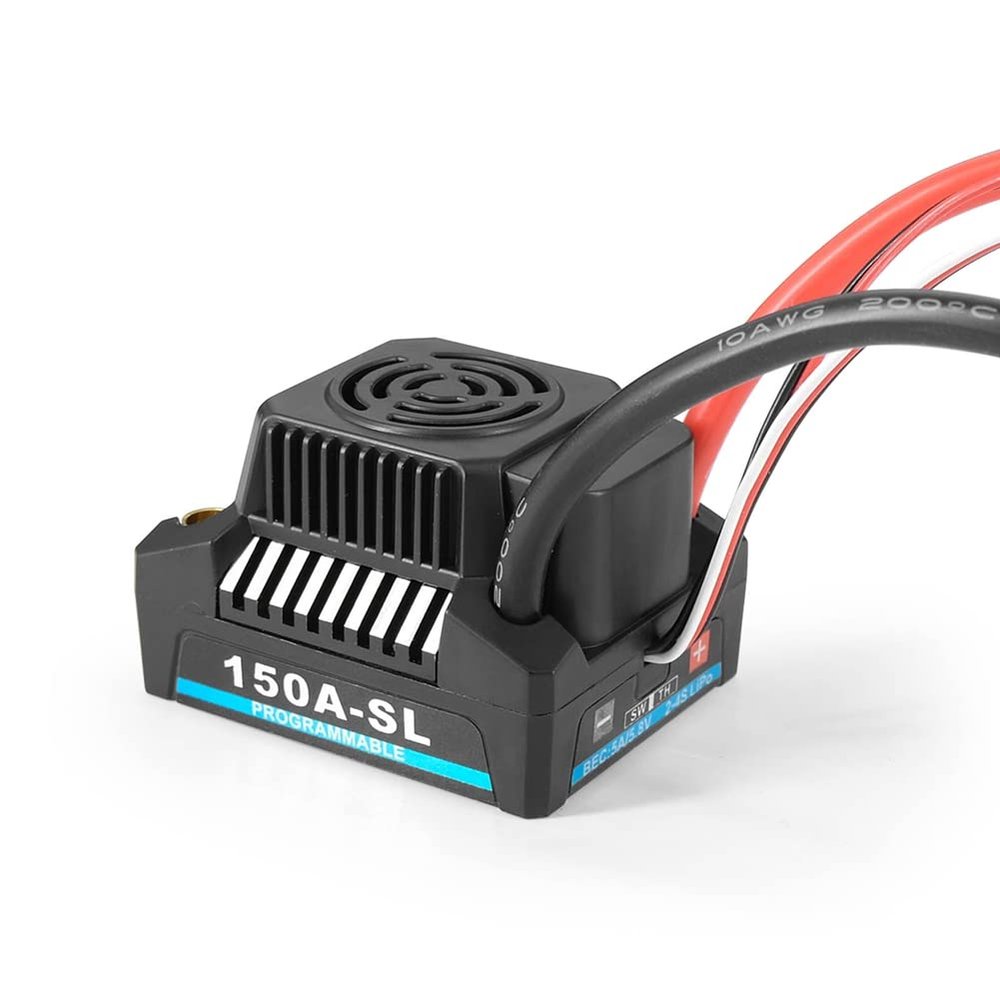 Jkjhbhged 150A Brushless Senseless Speed Controller Electronic Speed Controller(ESC) for Car for 1/8 RC Car Parts